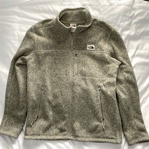 Men’s North Face Jacket. Size Large. Brown/Tan speckled color.